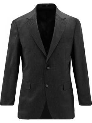 Uki Lacivert Mono Yaka Klasik Ceket