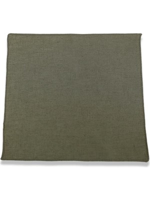 Uki Olive Keten Cep Mendili