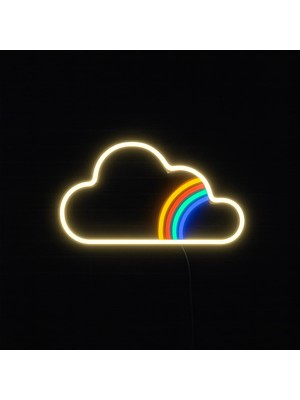 Vetralux Bulut Gökkuşağı Neon LED 3D Baskı