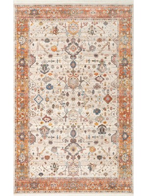 Hoom Rugs Petra 01 Krem Terra Makine Halısı