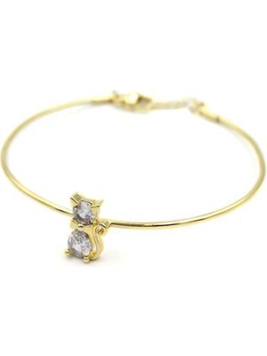 Royaleks Kedi Bilezik - Altın