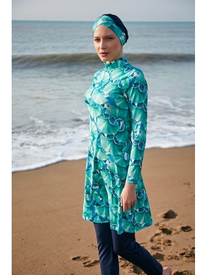 Remsa Mayo Tasarım Tam Kapalı Tesettür Mayo Remsa Mayo Hawaii R039