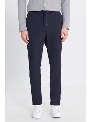 Altınyıldız Classics 360 Her Yöne Esneyen Slim Fit Dar Kesim Beli Bağlamalı Yan Cep Casual Pantolon