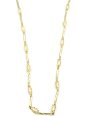 Royaleks Kapsül Incili Zincir Kolye - 14K Altın