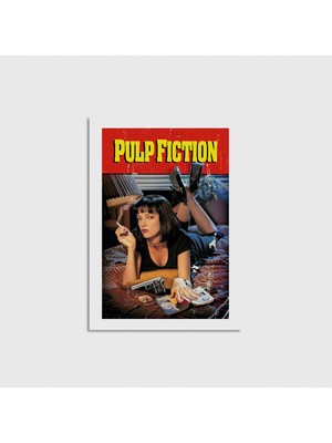 Domirus Pulp Fiction (1994) Film Posteri Çerçevesiz Poster Duvar Dekorasyonu