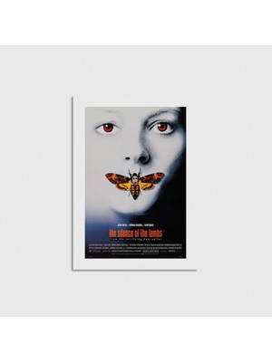 Domirus The Silence Of The Lambs (1991) Film Posteri Çerçevesiz Poster Duvar Dekorasyonu