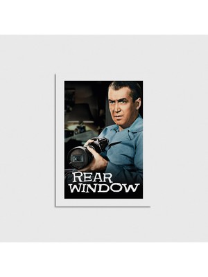 Domirus Rear Window (1954) Film Posteri Çerçevesiz Poster Duvar Dekorasyonu