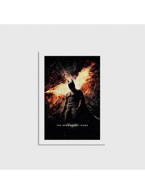 Domirus The Dark Knight Rises (2012) Film Posteri Çerçevesiz Poster Duvar Dekorasyonu
