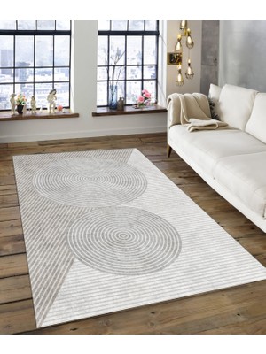 Dijidekor Shine M(137) Vizon Saçaksız Mutfak Koridor Yolluk Salon Yatak Odası Halısı