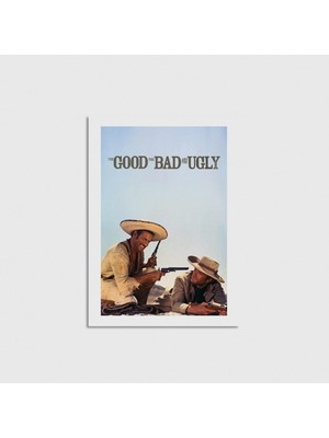 Domirus The Good, The Bad And The Ugly (1966) Film Posteri Çerçevesiz Poster Duvar Dekorasyonu