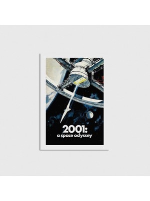 Domirus 2001 A Space Odyssey (1968) Film Posteri Çerçevesiz Poster Duvar Dekorasyonu