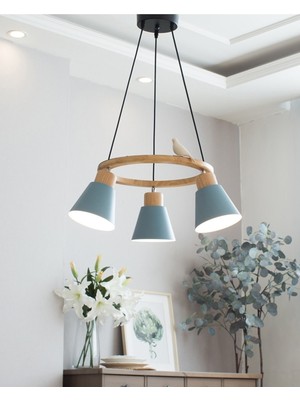 Normadia Modern Nordic Avize Seti, Şık ve Aydınlatıcı Tasarım, Çoklu Parça