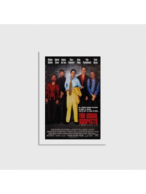 Domirus The Usual Suspects (1995) Film Posteri Çerçevesiz Poster Duvar Dekorasyonu