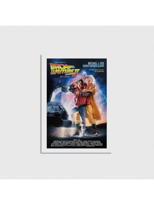Domirus Back To The Future Part Iı (1989) Film Posteri Çerçevesiz Poster Duvar Dekorasyonu