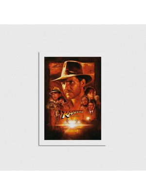 Domirus Indiana Jones Raiders Of The Lost Ark (1981) Film Posteri Çerçevesiz Poster Duvar Dekorasyonu