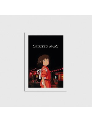Domirus Spirited Away (2001) Film Posteri Çerçevesiz Poster Duvar Dekorasyonu