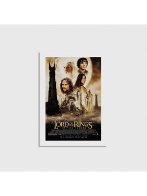 Domirus The Lord Of The Rings: The Two Towers (2002) Film Posteri Çerçevesiz Poster Duvar Dekorasyonu