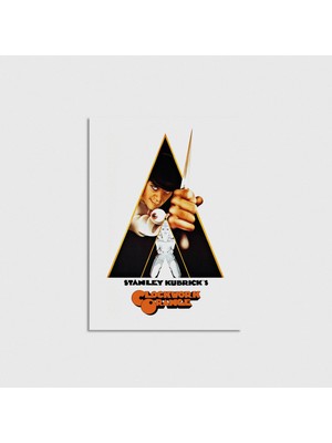 Domirus A Clockwork Orange (1971) Film Posteri Çerçevesiz Poster Duvar Dekorasyonu