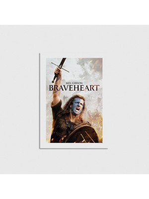 Domirus Braveheart (1995) Film Posteri Çerçevesiz Poster Duvar Dekorasyonu