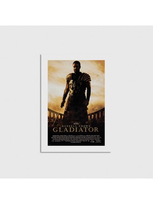 Domirus Gladiator (2000) Film Posteri Çerçevesiz Poster Duvar Dekorasyonu