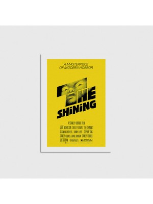 Domirus The Shining (1980) Film Posteri Çerçevesiz Poster Duvar Dekorasyonu