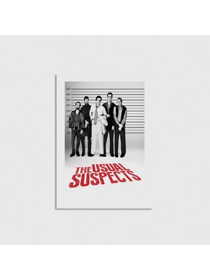 Domirus The Usual Suspects (1995) Film Posteri Çerçevesiz Poster Duvar Dekorasyonu