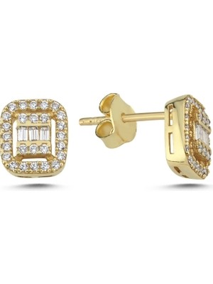 Koçak Sarı Altın Baget Küpe