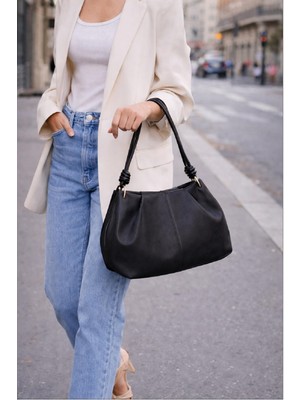 Mckanzie Sap Ucu Düğümlü Süet Çanta