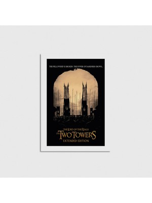 Domirus The Lord Of The Rings: The Two Towers (2002) Film Posteri Çerçevesiz Poster Duvar Dekorasyonu