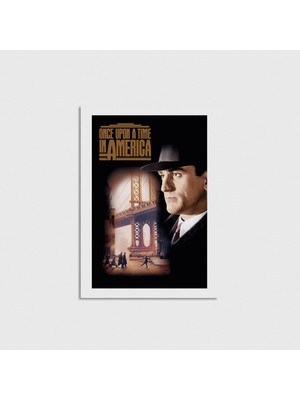 Domirus Once Upon A Time In America (1984) Film Posteri Çerçevesiz Poster Duvar Dekorasyonu