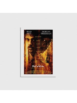 Domirus SE7EN (1995) Film Posteri Çerçevesiz Poster Duvar Dekorasyonu