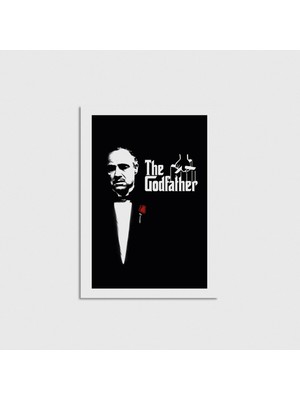 Domirus The Godfather (1972) Film Posteri Çerçevesiz Poster Duvar Dekorasyonu