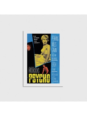 Domirus Psycho (1960) Film Posteri Çerçevesiz Poster Duvar Dekorasyonu