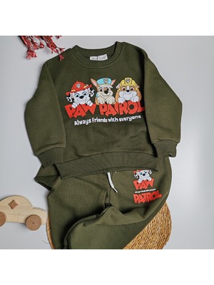 Moda Rüyası Paw Patrol Yeşil Erkek Çocuk Alt Üst Takım