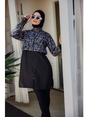 Tam Kapalı Tesettür Mayo Hale R2505