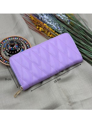 womancraft Kapitone Fermuarlı Kadın Cüzdan