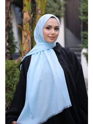 İmaj Butik Bebe Mavi Ipekhan Pamuk Jakarlı Şal