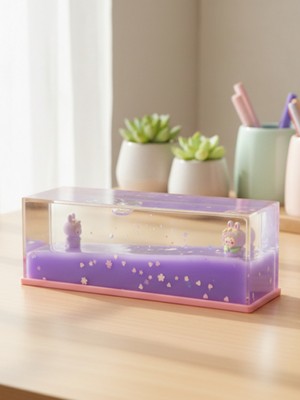 Dörtel Tedarik Sevimli Figürlü Tasarım Batmayan Sulu Figür Hediyelik Biblo