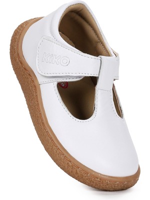 Kiko Kids Lija %100 Deri Günlük Kız Bebek Babet Ayakkabı