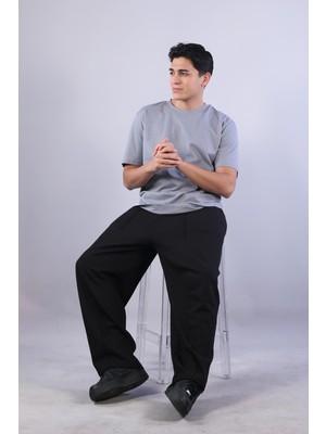 Mckanzie 2271 Baskı 3 O yaka 24*1 Süprem Oversize T-shirt