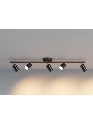 Normadia Renkli LED Spot Avize, Hareketli Başlık, Modern ve Şık Tasarım