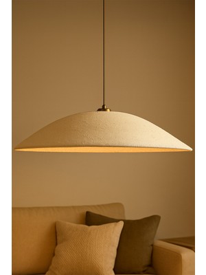 Normadia Modern El Yapımı Karbon Beton Avize ile Şık ve Özgün Aydınlatma