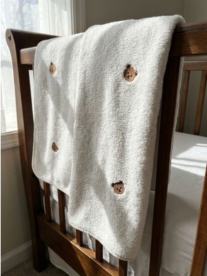 Icon Misim Ayıcıklı Yumuşak Dokulu Bebek Battaniyesi