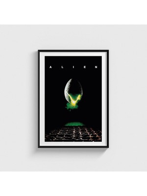 Domirus Alien (1979) Film Posteri Çerçeveli Tablo Ev Oda Duvar Dekorasyonu