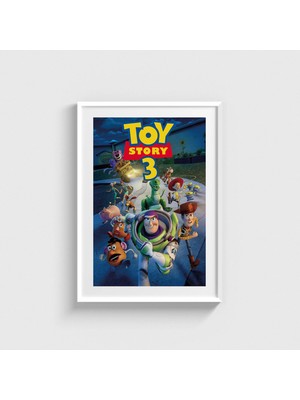 Domirus Toy Story 3 (2010) Film Posteri Çerçeveli Tablo Ev Oda Duvar Dekorasyonu