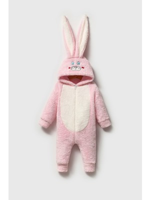 Mahfel Welsoft Pembe Tavşan Modelli Bebek Astronot, Uyku Tulumu