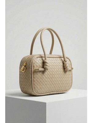 Rays 9228 Örgülü Omuz Çantası Vizon