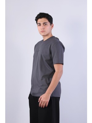 Mckanzie 2271 Baskı 5 O yaka 24*1 Süprem Oversize T-shirt