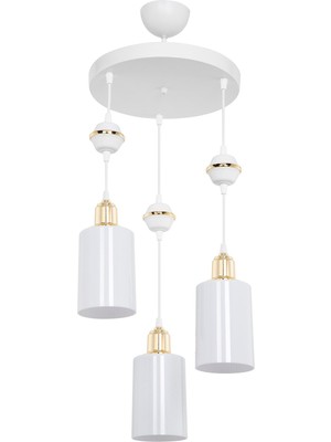 Normadia Akses Küre Beyaz 3'lü Ortak Tonlar Dekoratif Aydınlatma Seti