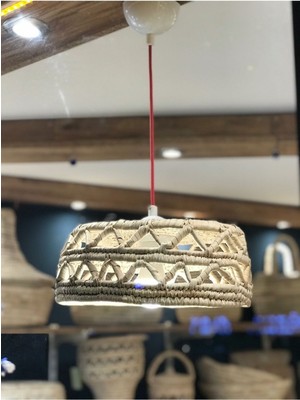 Normadia Şeffaf Hasır Tavan Aydınlatma, Modern ve Şık Iç Mekan Dekoru